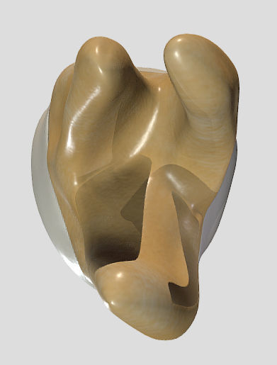 Maxillary Second Molar Low-poly 3D model_16