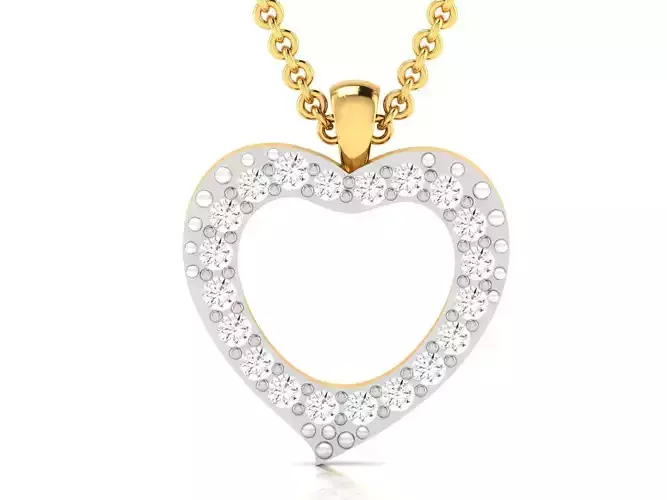 heart pendant-7454 3D print model