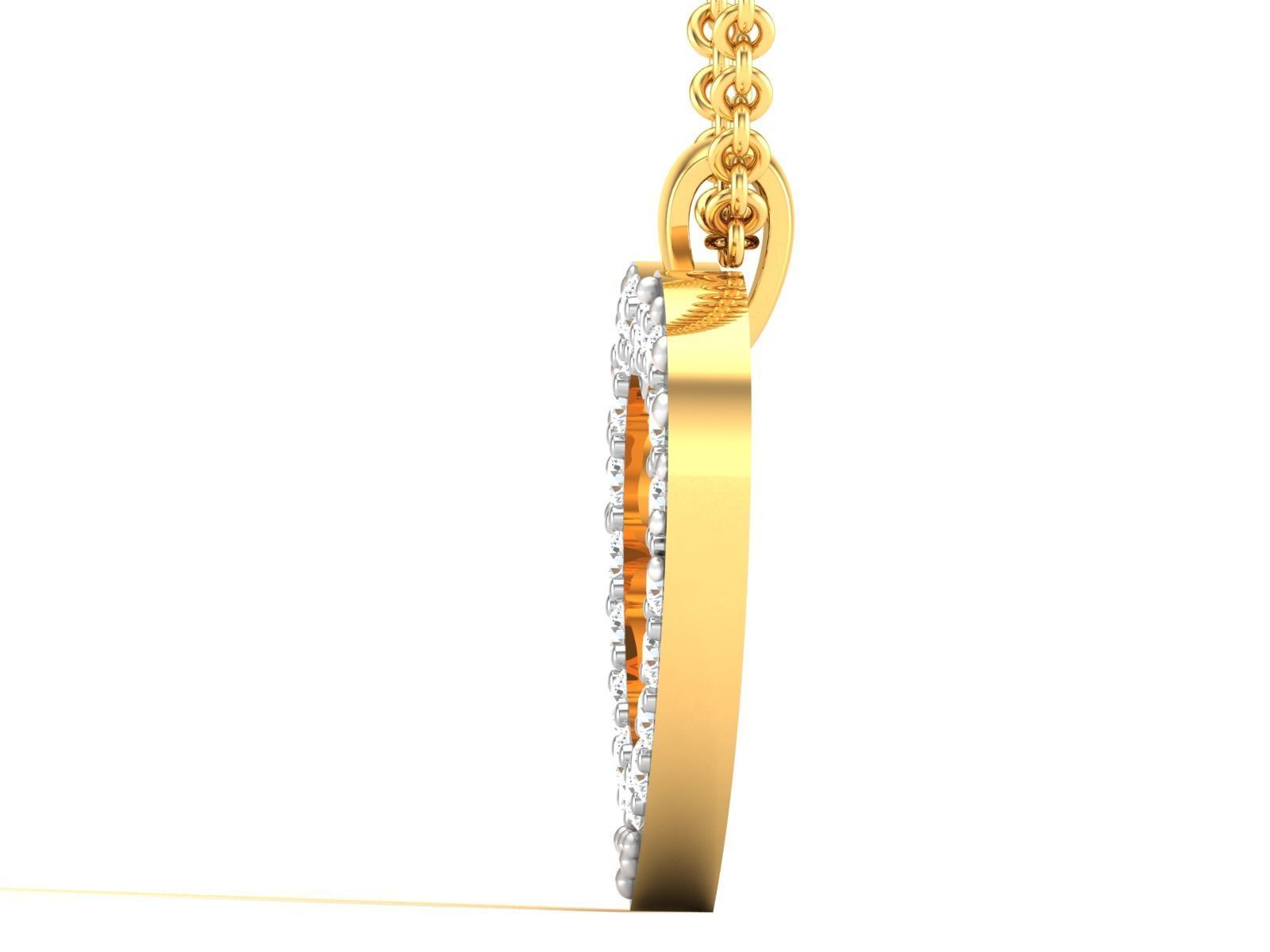 heart pendant-7454 3D print model_6