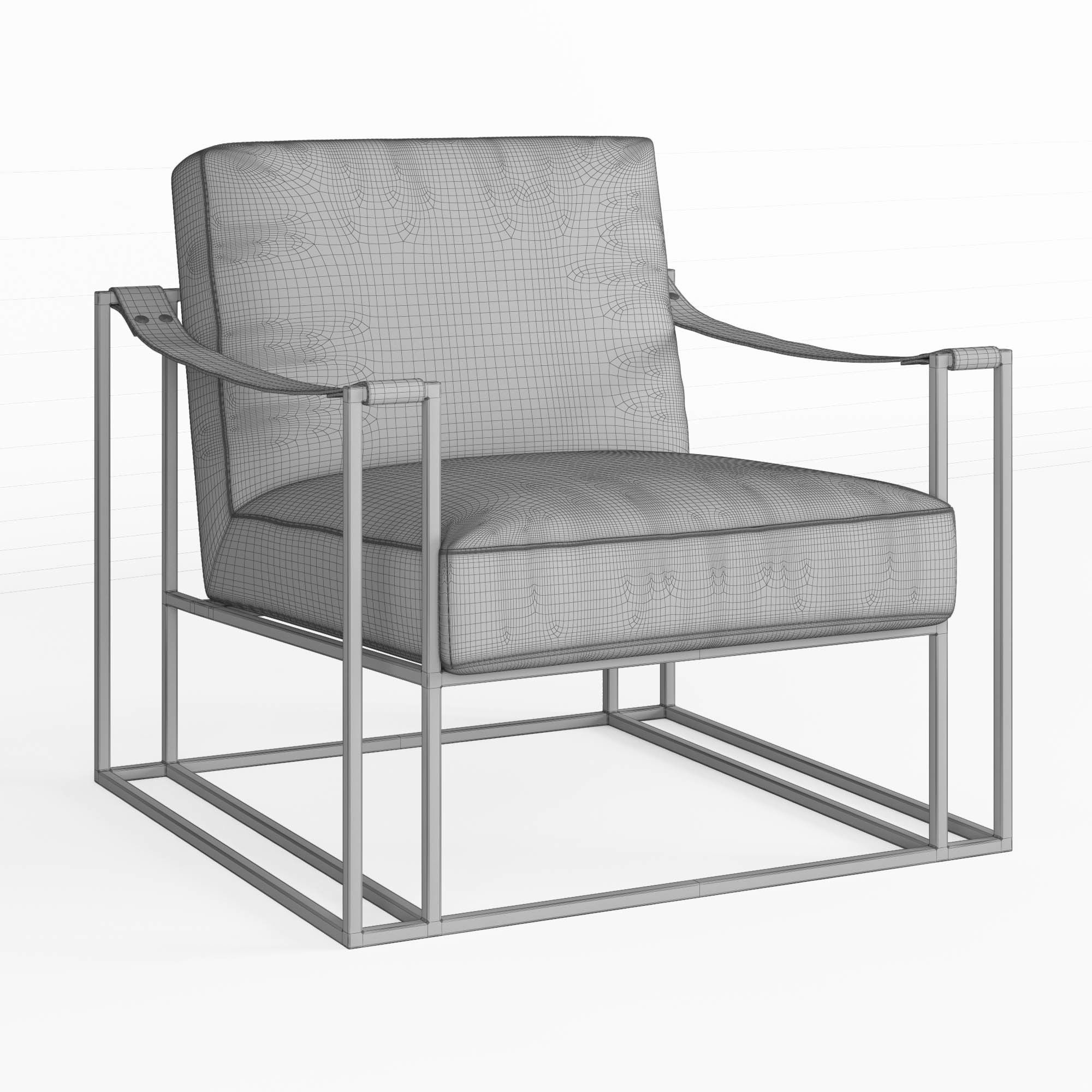Bernhardt dekker chair 3D model_7