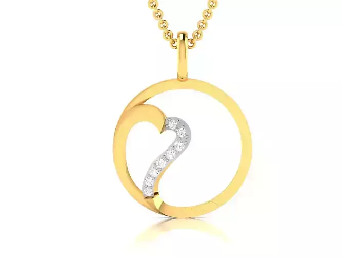 heart pendant-3024 3D print model