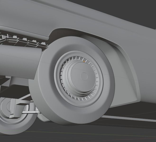 Cadillac Sedan Deville 59 - 3D Printable Model 3D print model_18
