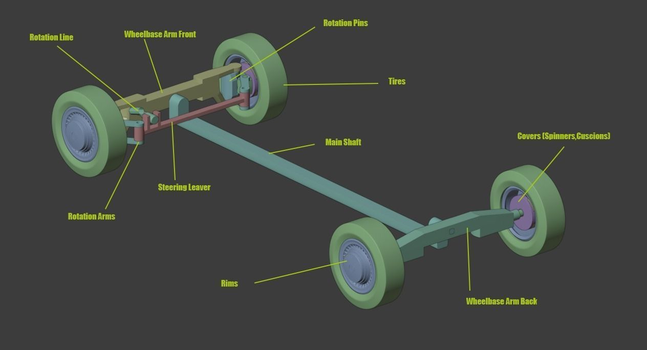 Cadillac Sedan Deville 59 - 3D Printable Model 3D print model_7