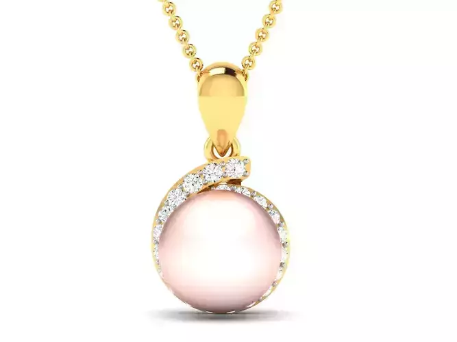 pearl pendant-2403