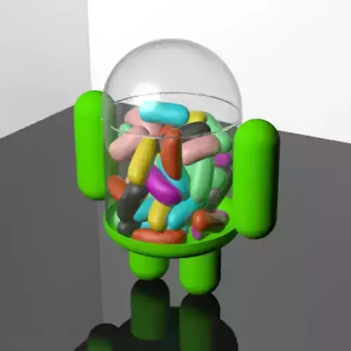 Android Jellybean Mascot 3D model