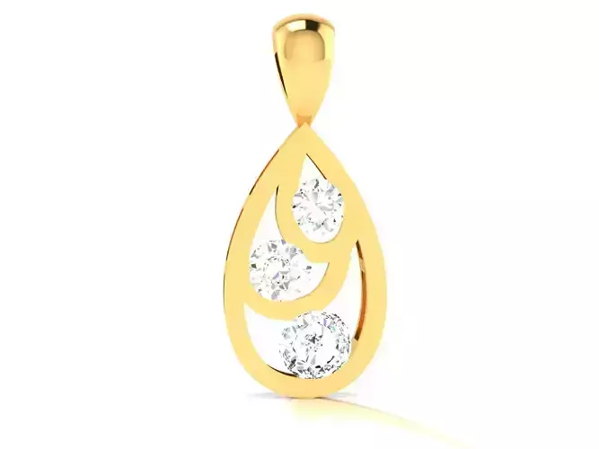 pendant-1968 diamond pendant gold