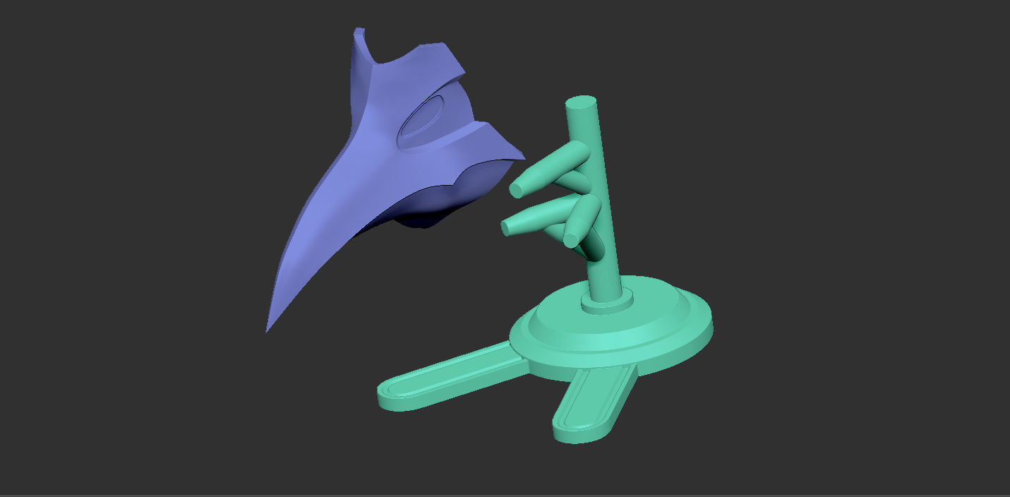 Rojuro Otoribashi - Hollow Mask - Visored Colletions 3D print model_6