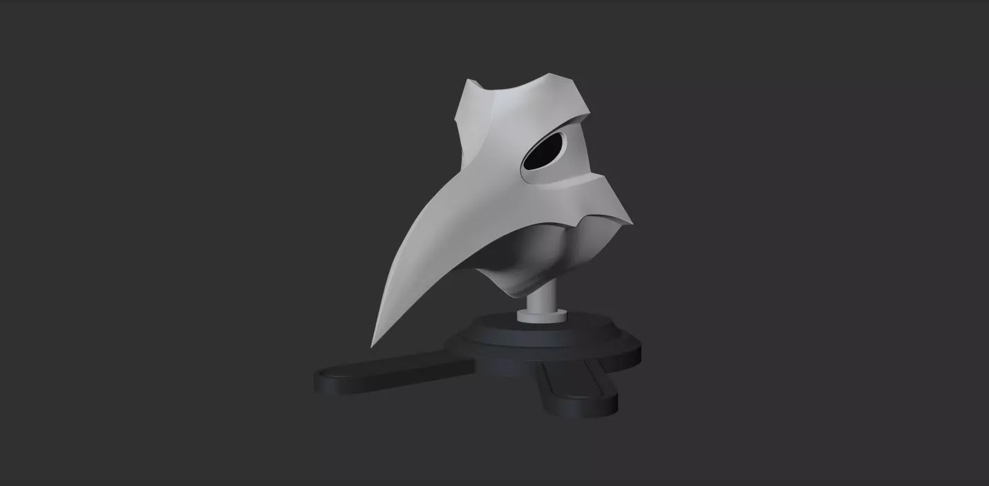 Rojuro Otoribashi - Hollow Mask - Visored Colletions 3D print model_0