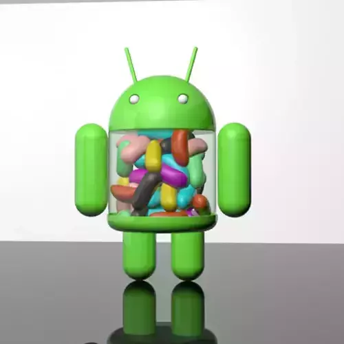 Android Jellybean Mascot 2 3D model