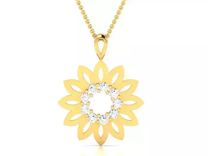 pendant-5400 gold pendant with diamonds