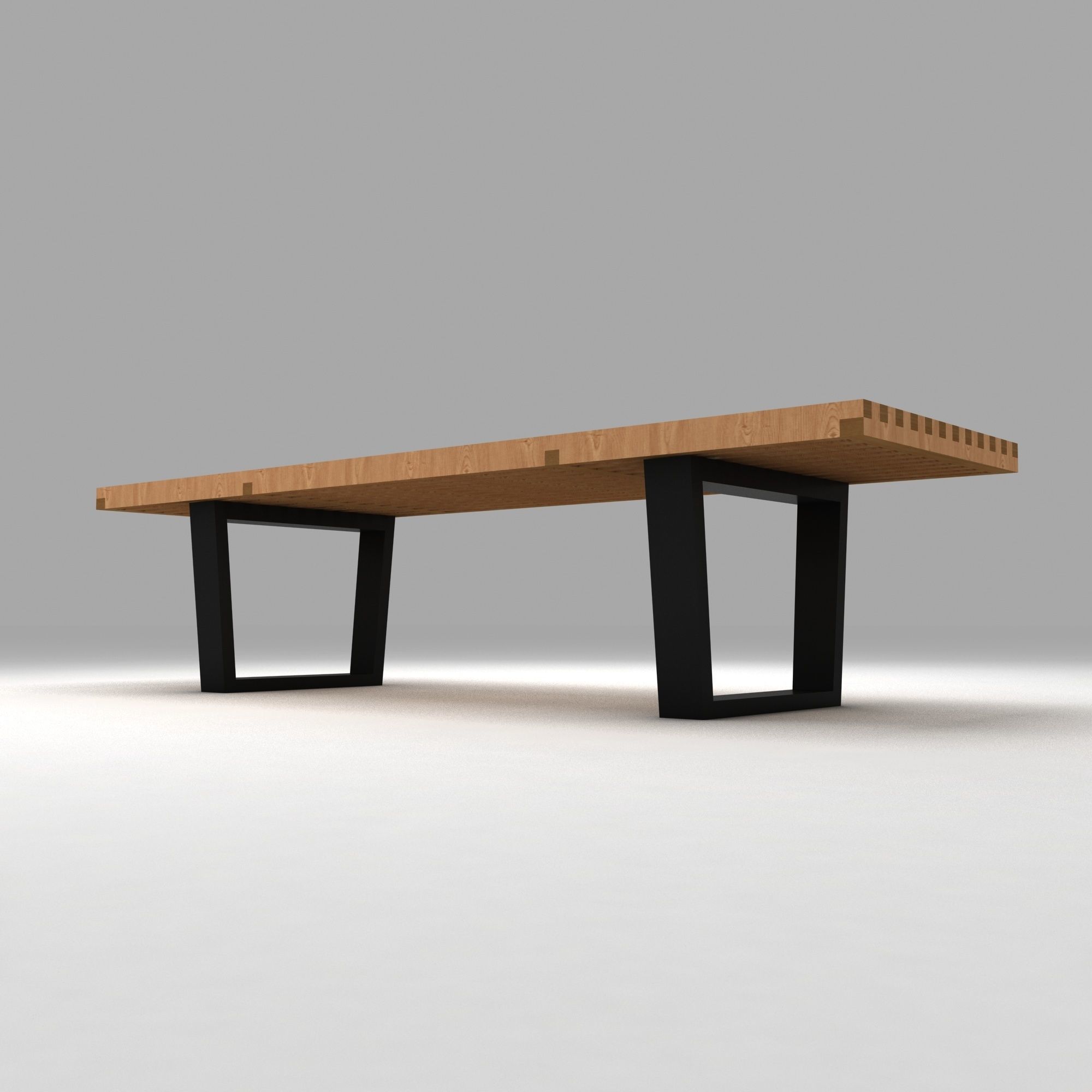 George Nelson Benches 3D model_1