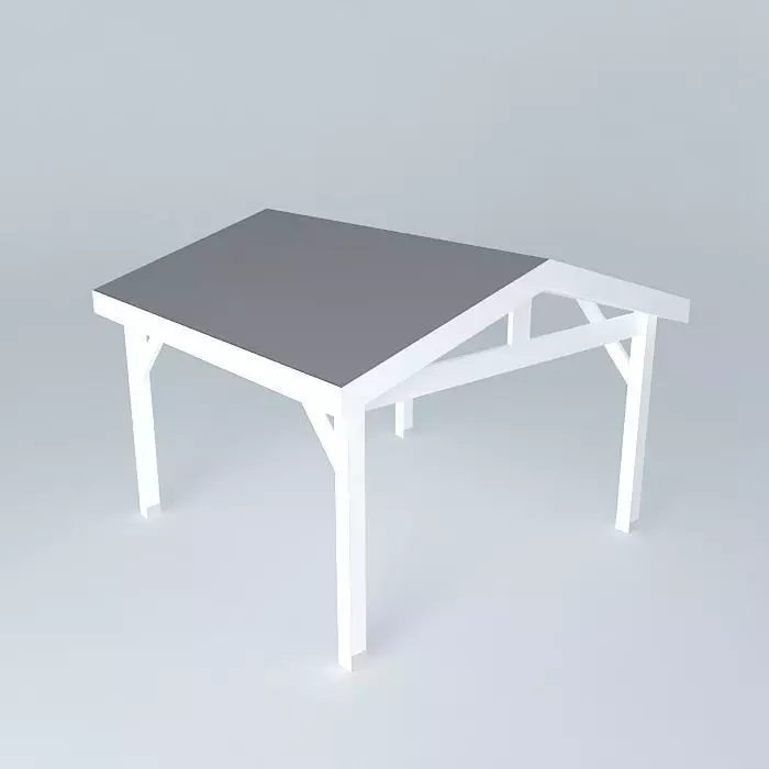 Decochalet 2016 Carport 350x350 Free 3D model