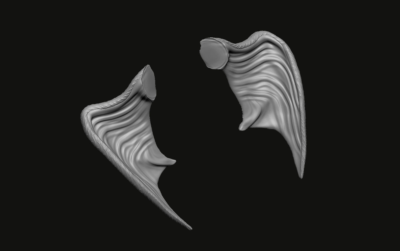 Dragon wings  3D print model_4