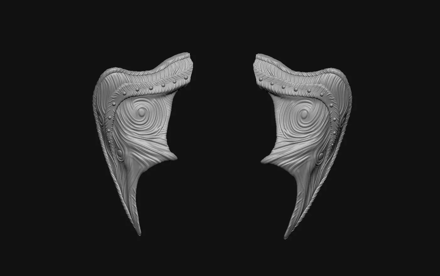 Dragon wings  3D print model_0