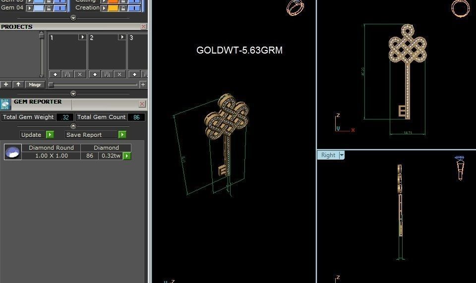 key pendant-3777 3D print model_6
