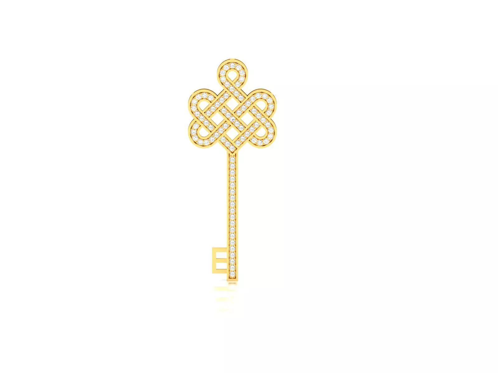 key pendant-3777 3D print model_0