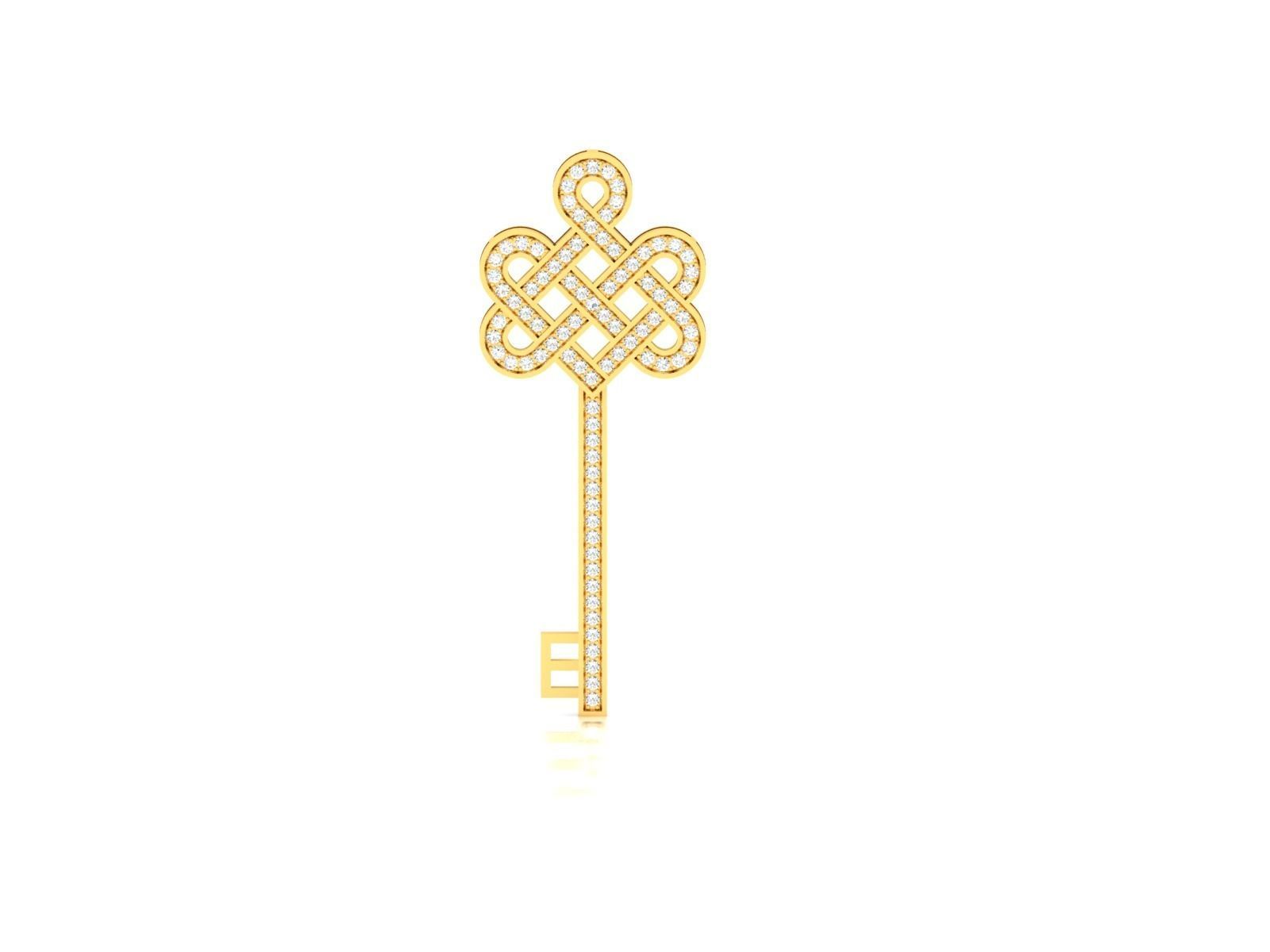 key pendant-3777 3D print model_3