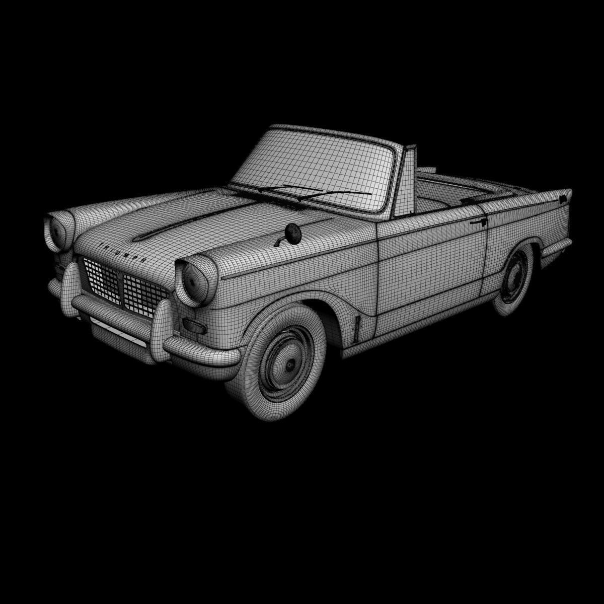 Triumph Herald 948 Convertible 3D model_14