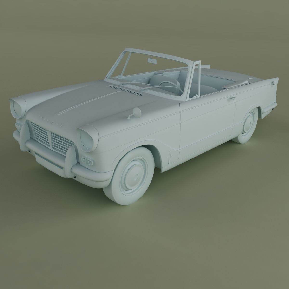 Triumph Herald 948 Convertible 3D model_10