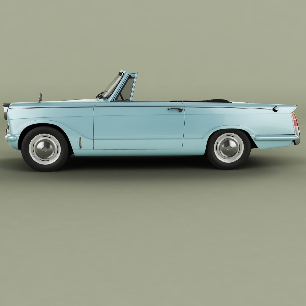 Triumph Herald 948 Convertible 3D model_1