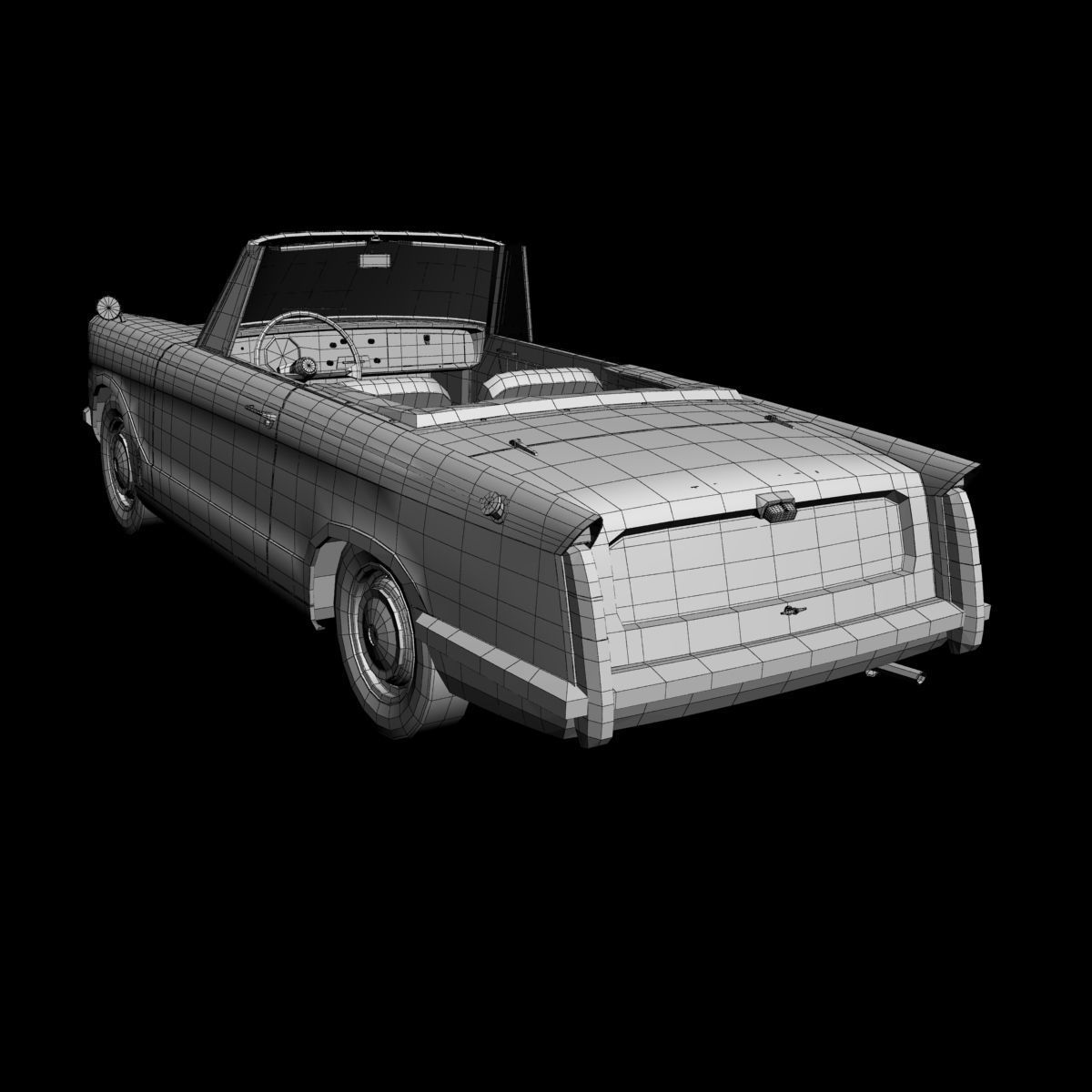 Triumph Herald 948 Convertible 3D model_15