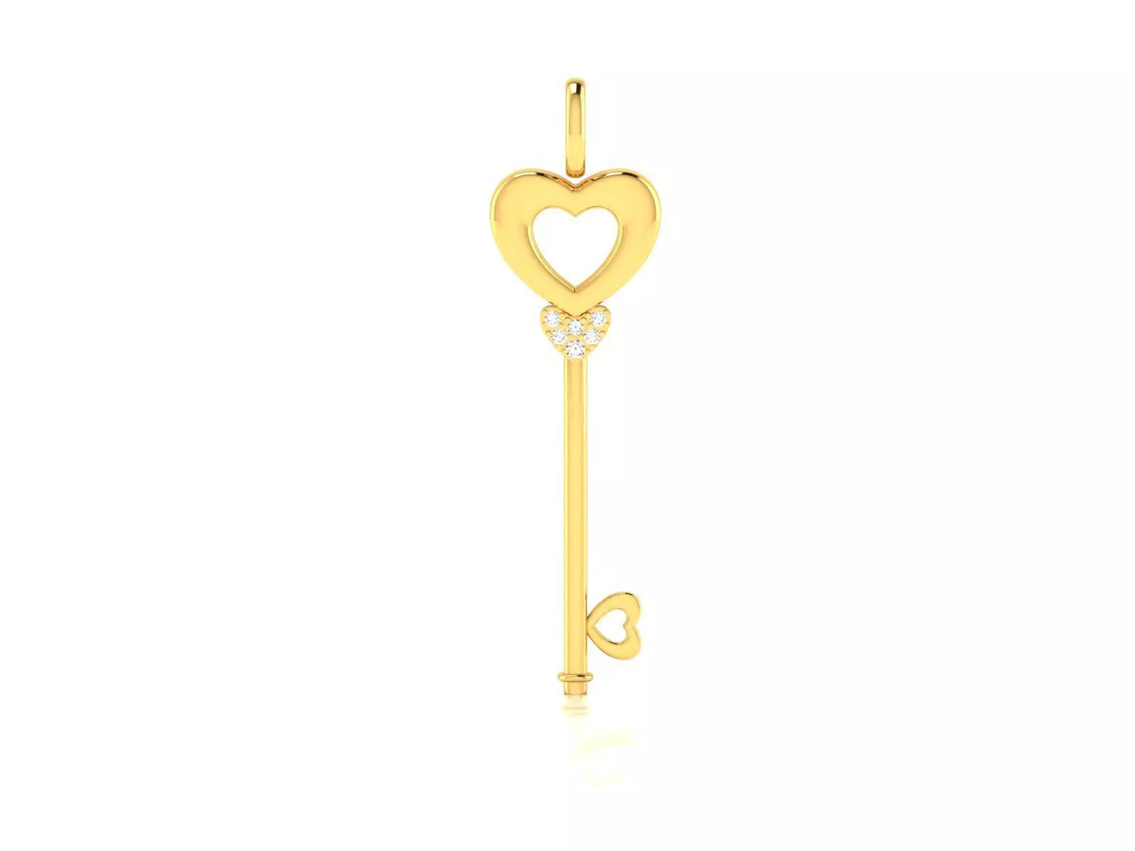 key pendant-3679 3D print model_0