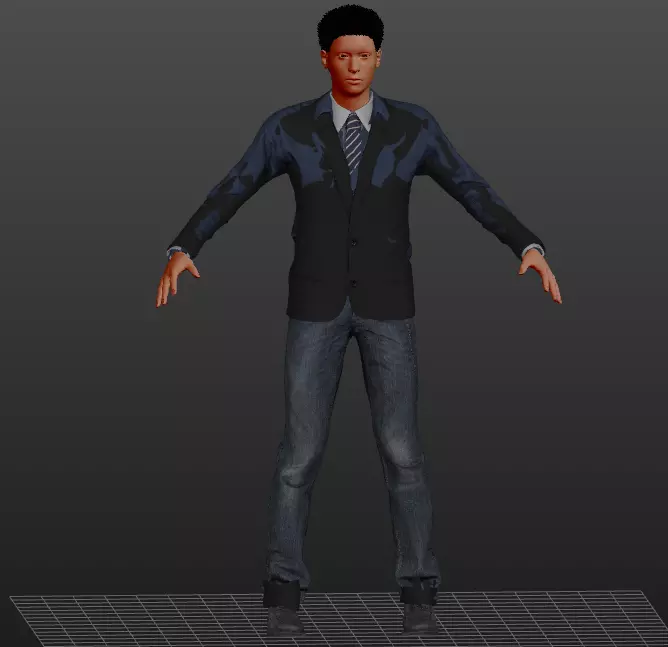 lenora man in suit Free 3D model
