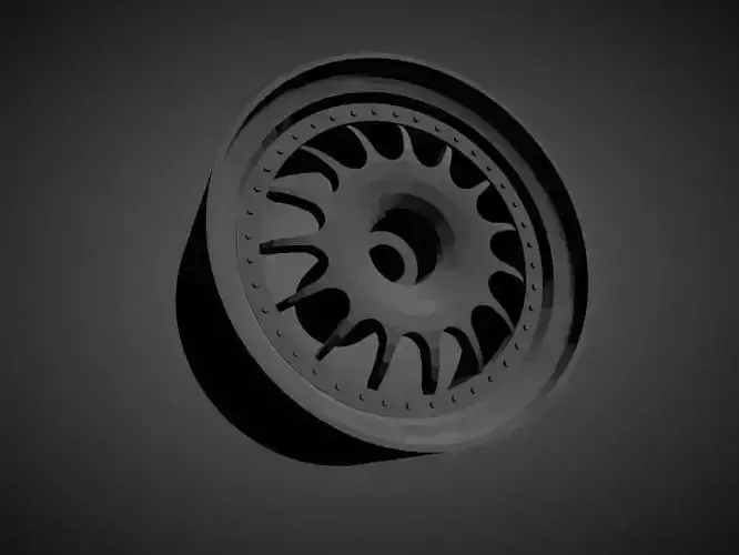 Fifteen52 Stage RSR rims with Brakes and tires for Hot Wheels 3D print model