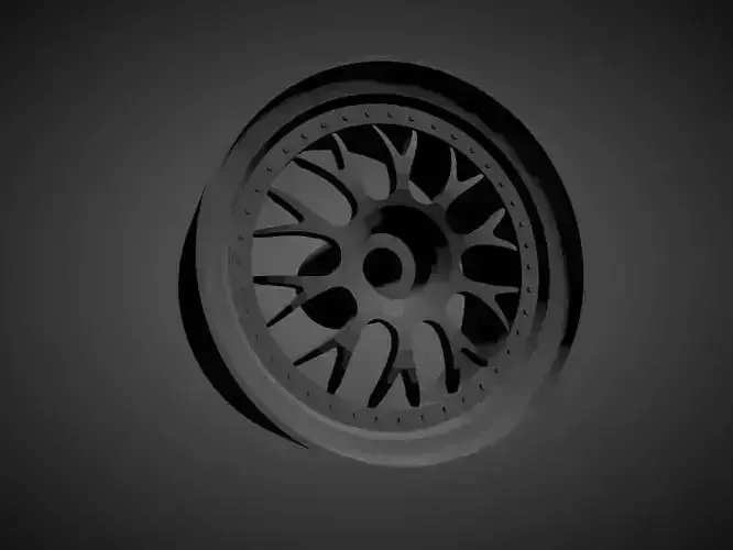Fifteen52 Holeshot RSR rims with Brakes and tires for Hot Wheels 3D print model