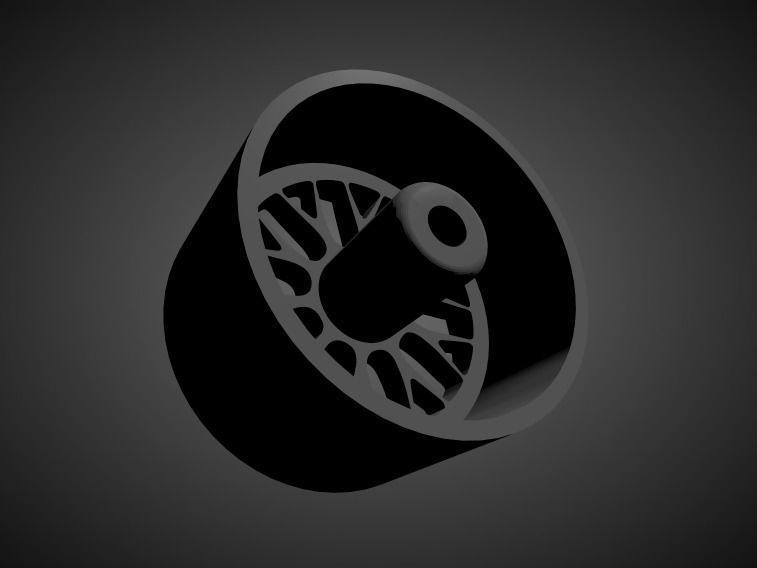 Fifteen52 Holeshot rims with Brakes and tires for Hot Wheels 3D print model_1