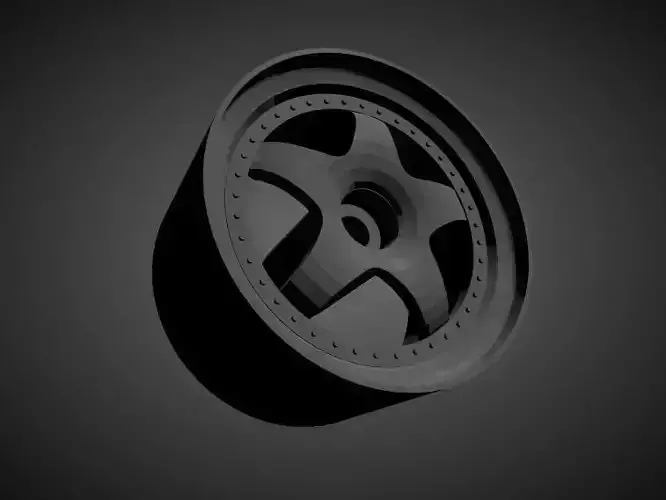 Fifteen52 Chicane RSR rims with Brakes and tires for Hot Wheels 3D print model