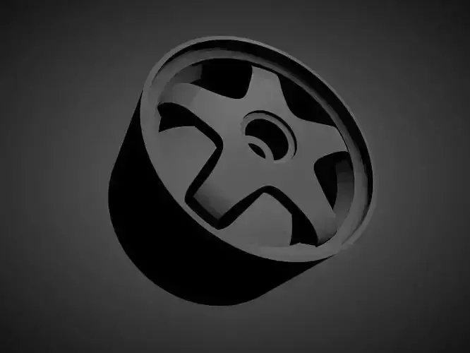 Fifteen52 Chicane rims with Brakes and tires for Hot Wheels 3D print model