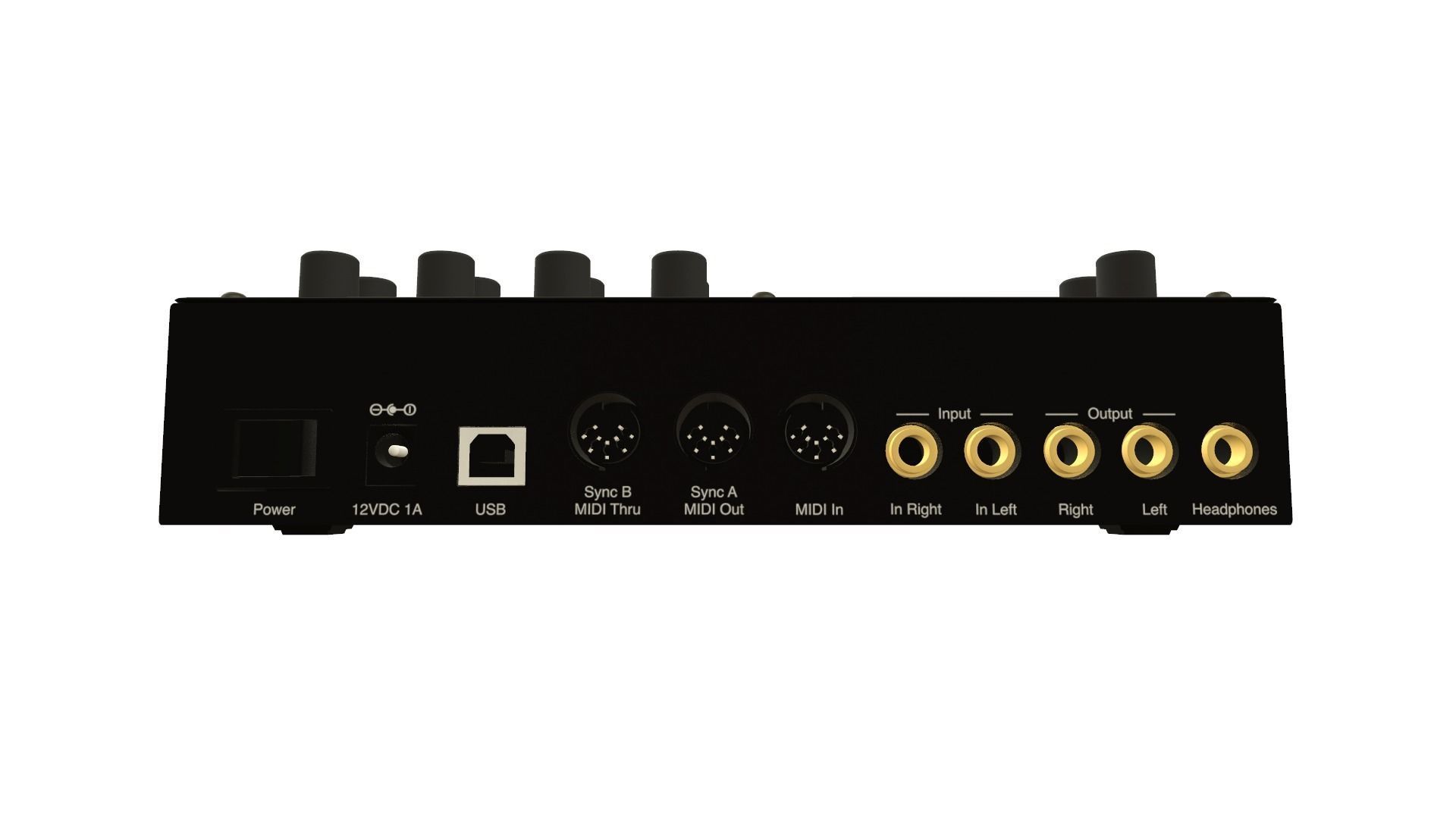 Digitone Synthesizer 3D model_3