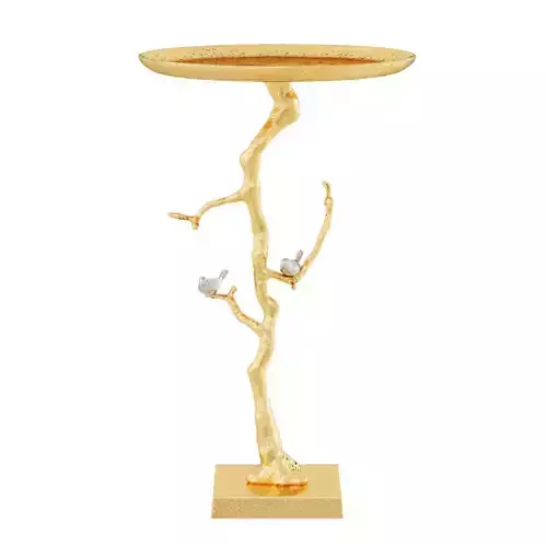 Coffee Table Round Gold Tinki