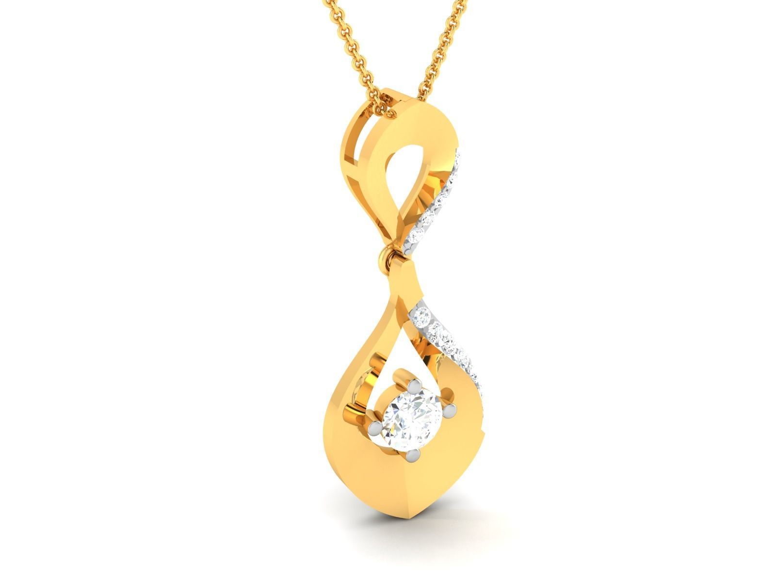 pendant 3446 3D print model_2