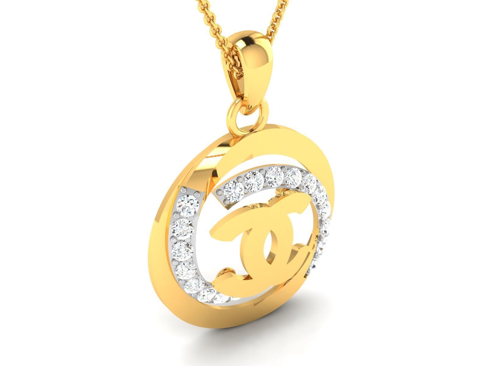 pendant 3294 3D print model_3