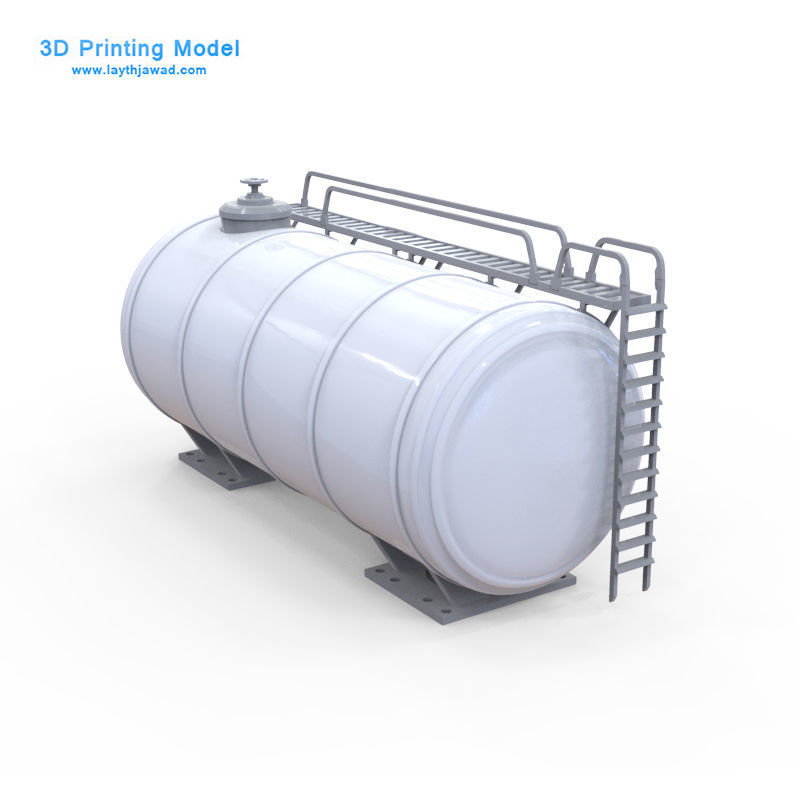 Fuel Tank 3D print model_1