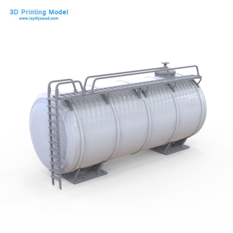 Fuel Tank 3D print model_2