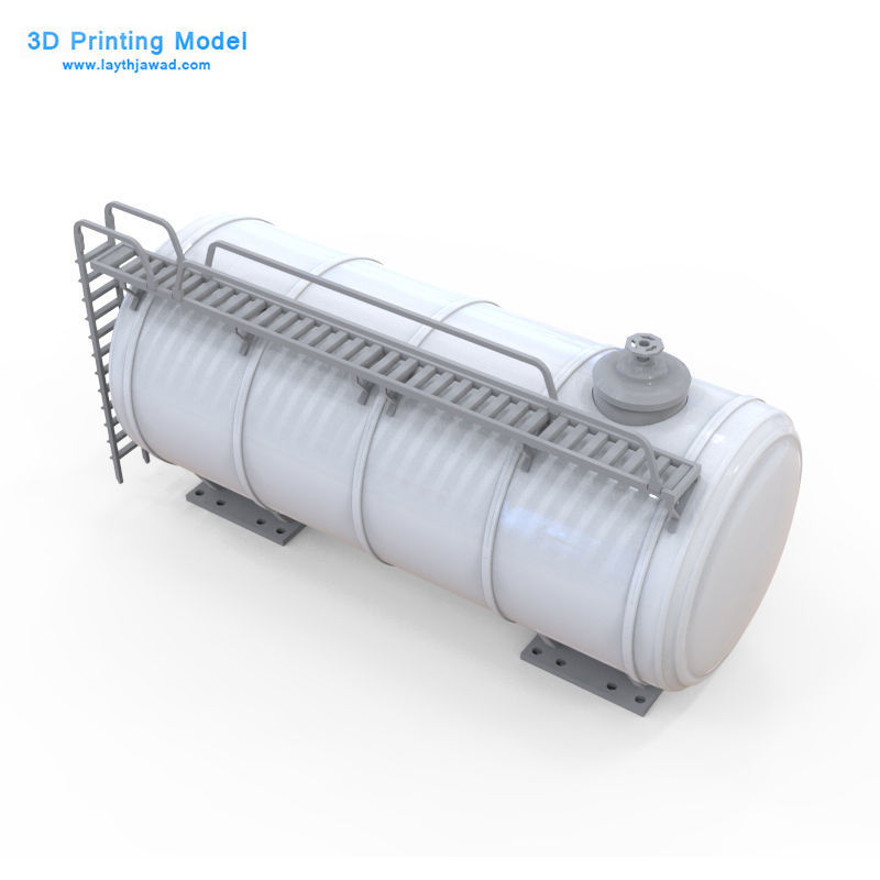 Fuel Tank 3D print model_3