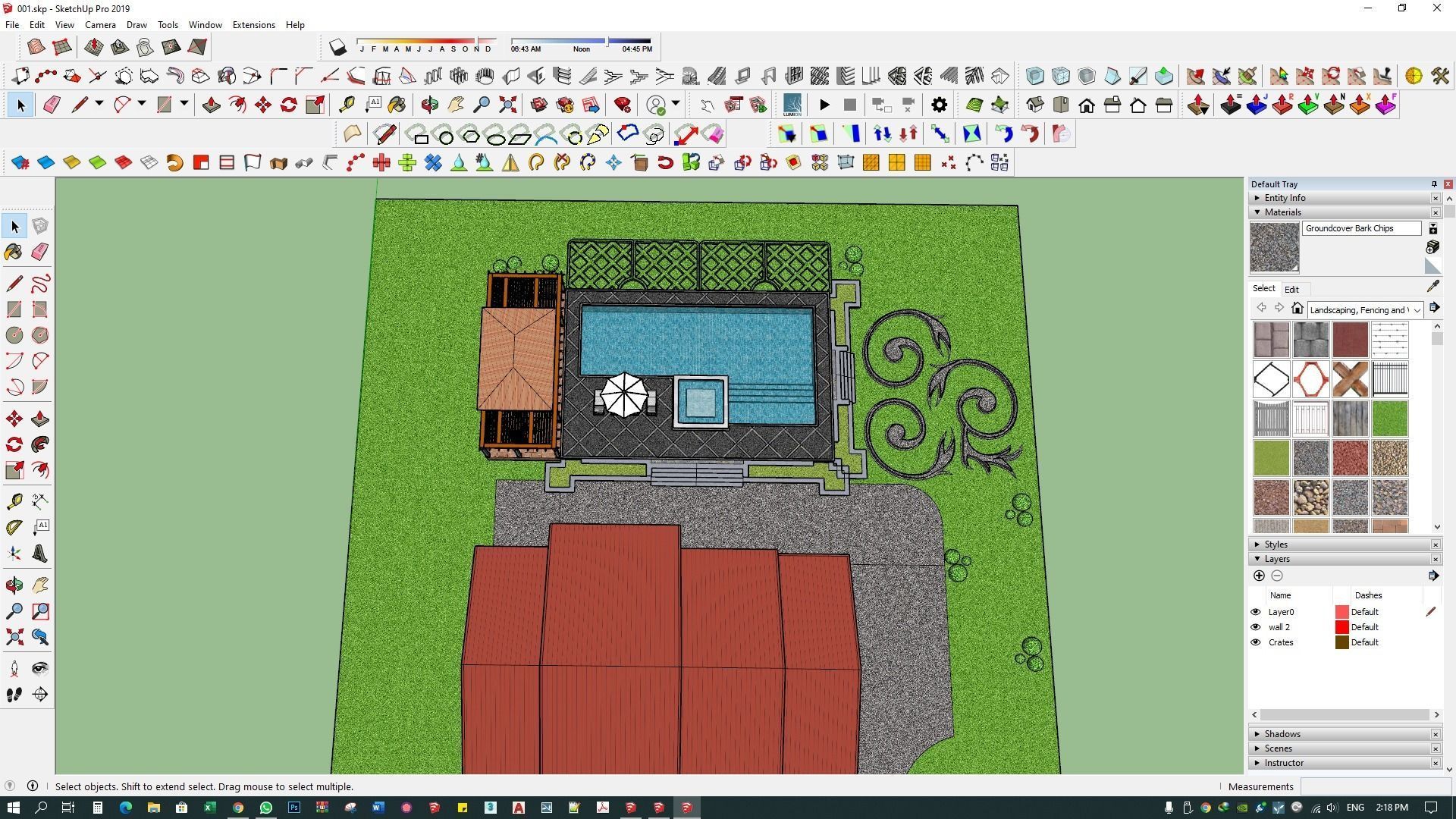 underground swimming pool 3d model lumion model 3D model_4