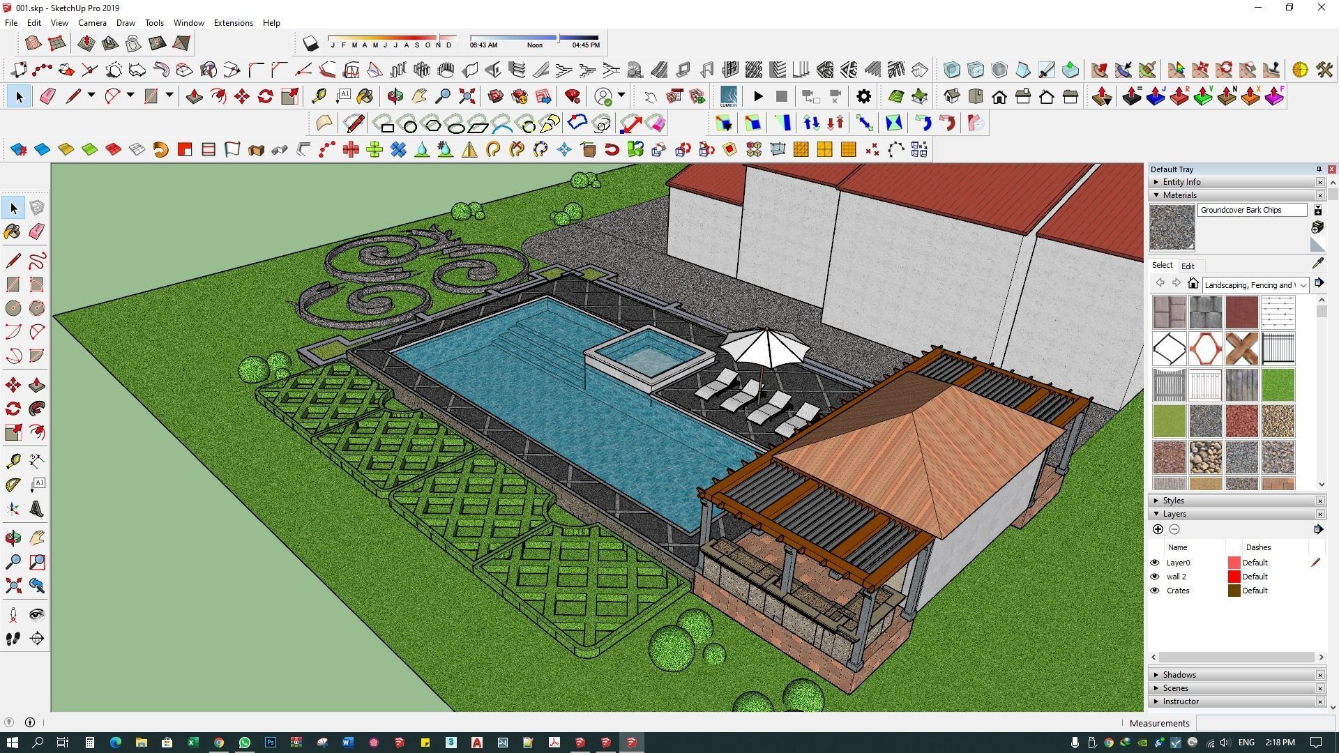underground swimming pool 3d model lumion model 3D model_7