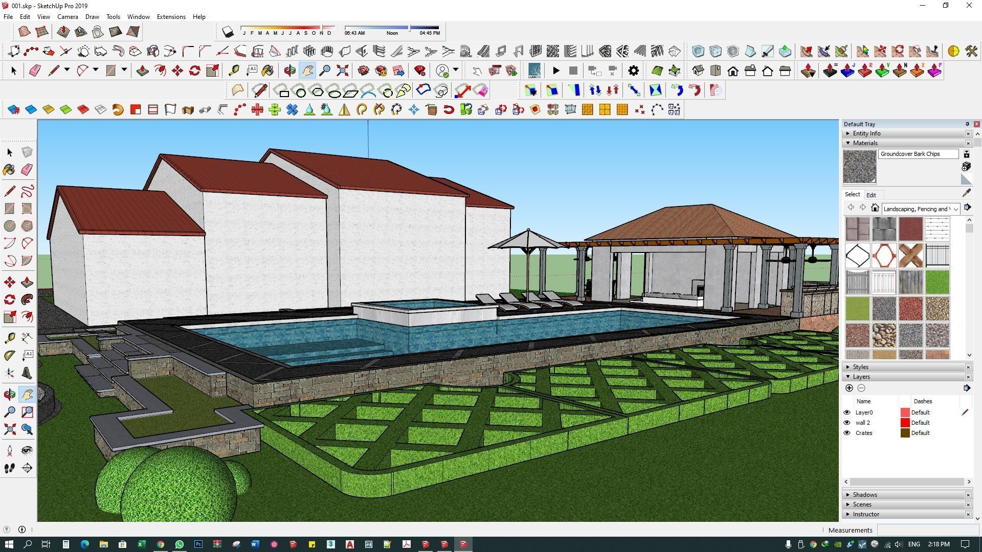 underground swimming pool 3d model lumion model 3D model_6