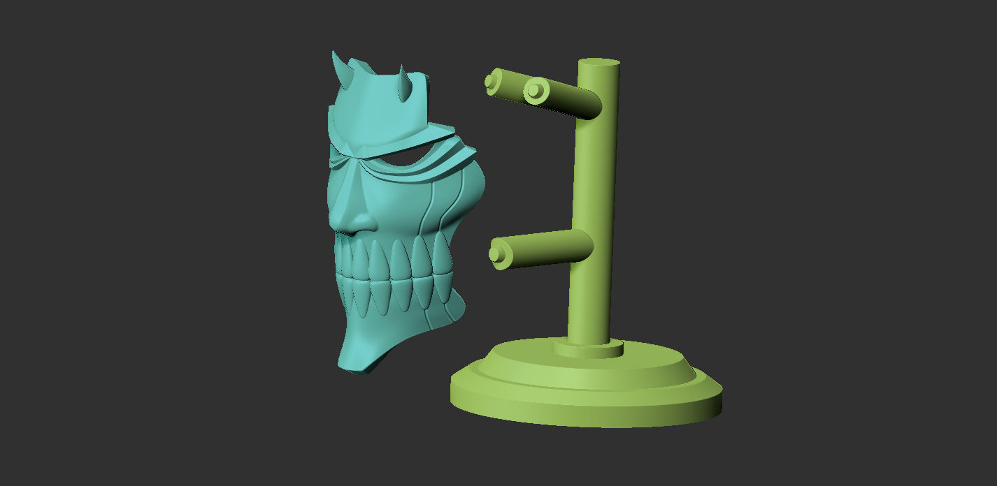 Love Aikawa - Hollow Mask - Visored Colletions 3D print model_6