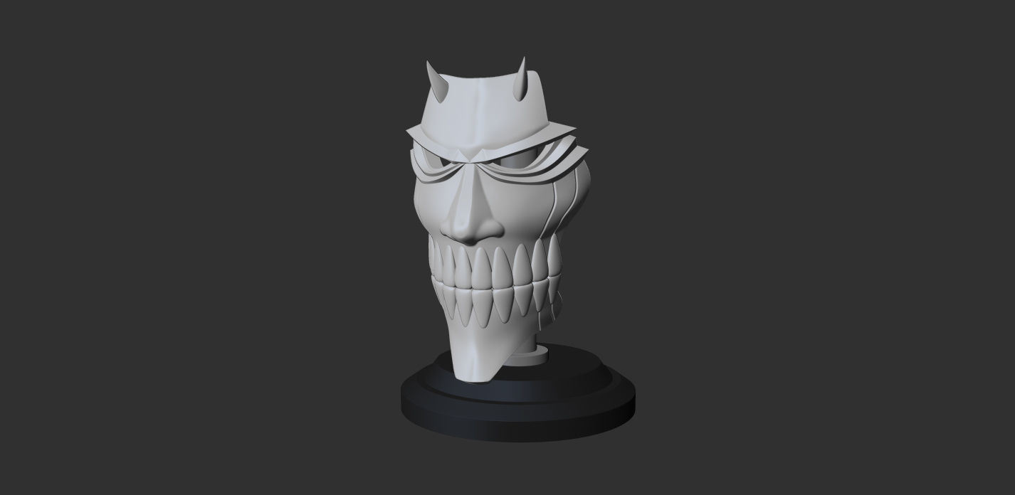 Love Aikawa - Hollow Mask - Visored Colletions 3D print model_1