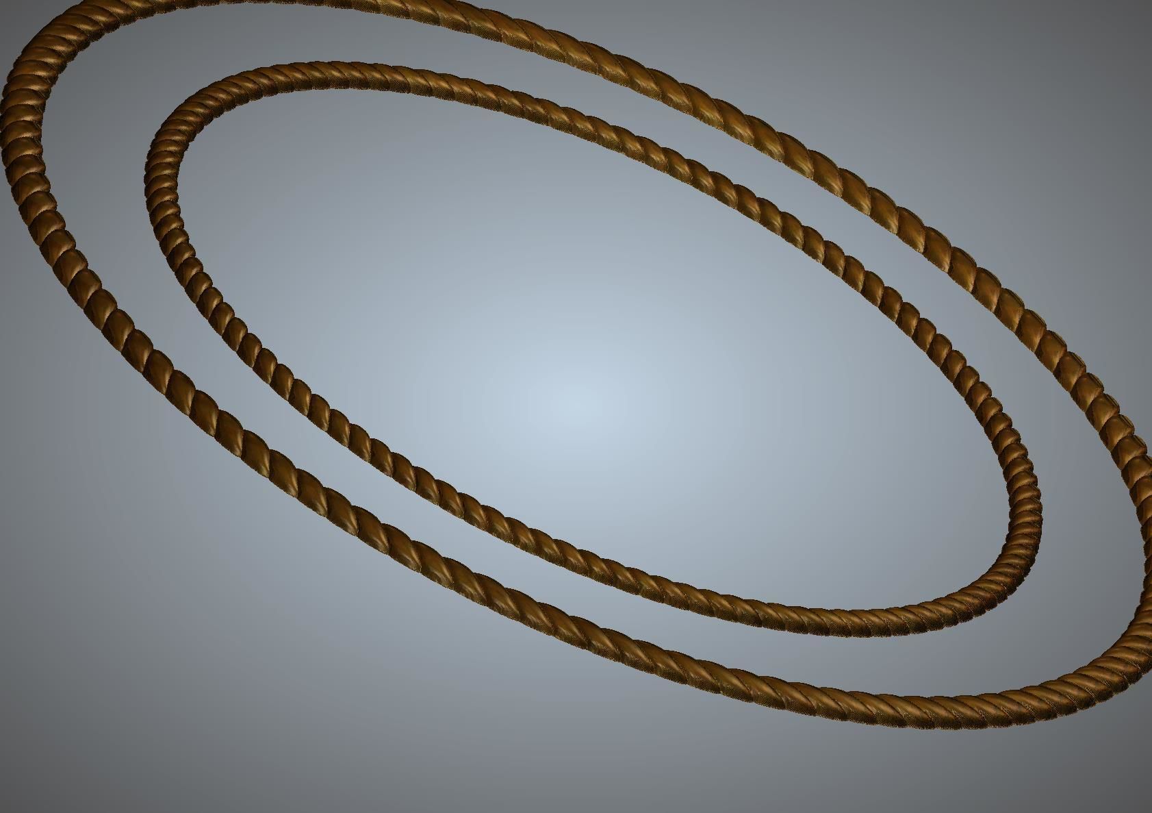 Round Border 3D print model_3