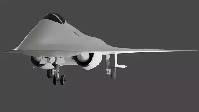 SUKHOI T-60 GOLUB aka THE PIGEON RUSSIAS 6TH GEN CONCEPT FIGHTER 3D model