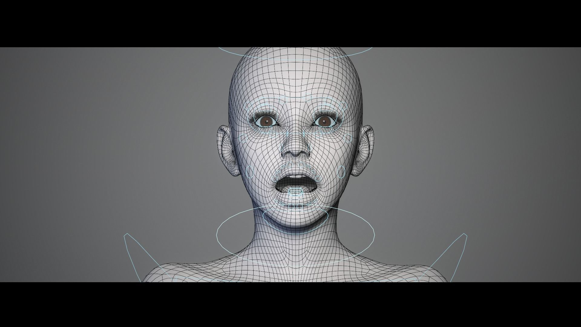 JOY - Realistic Female Character Low-poly 3D model_9