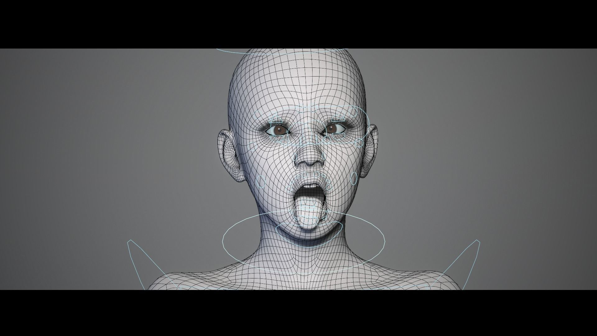 JOY - Realistic Female Character Low-poly 3D model_11