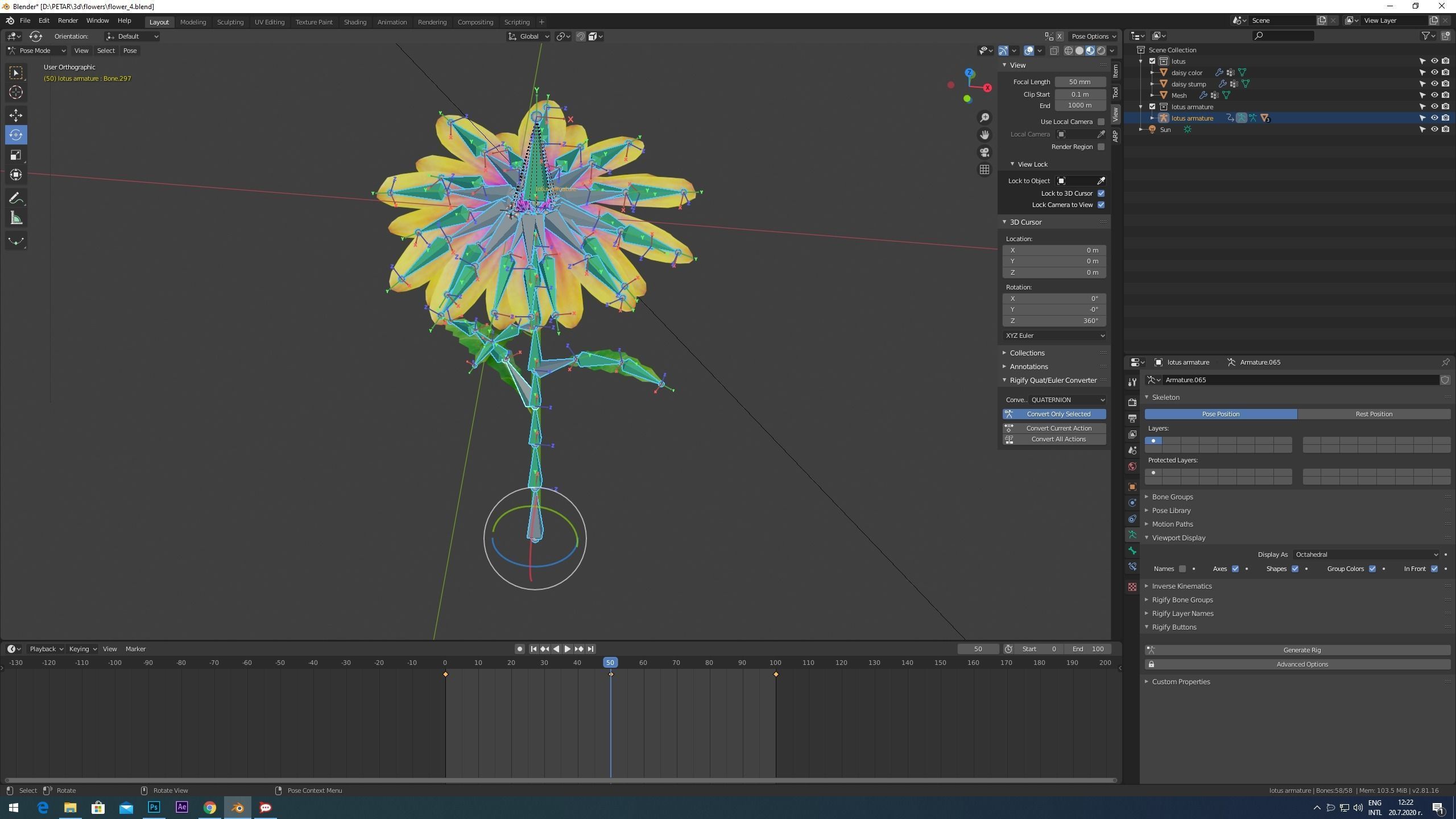 daisyflower daisies - daisies 3D model_7