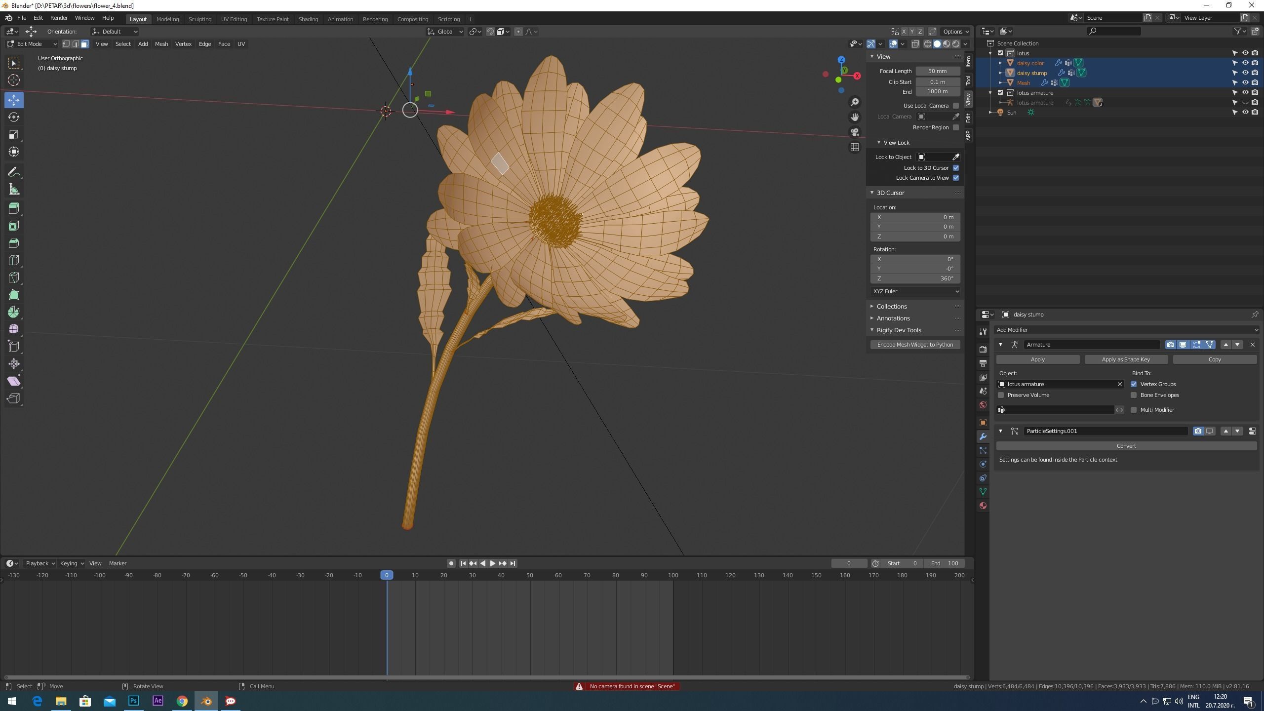 daisyflower daisies - daisies 3D model_5